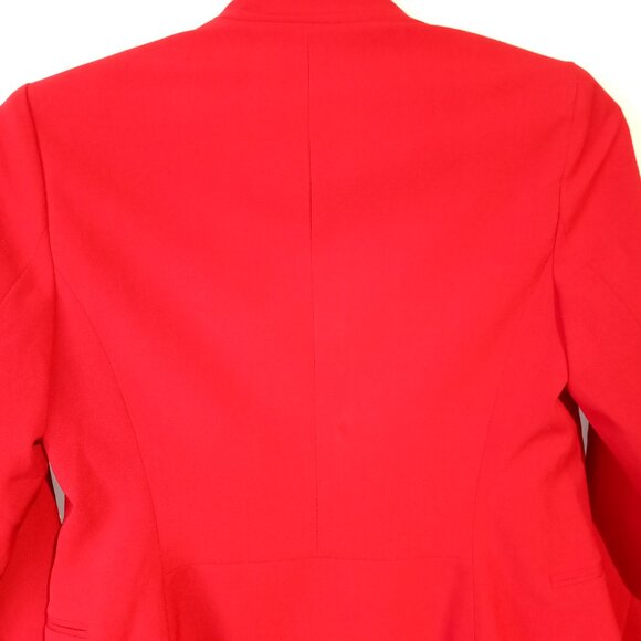 Anne Klein Titian Red Suit Blazer/Jacket   3 sizes avail  6 10 14 Open-Front NWT - Picture 7 of 12